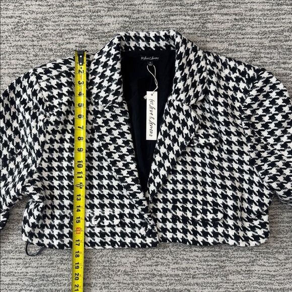 NWT For Love and Lemons Bonnie Houndstooth Blazer and Mini Skirt 1X Revolve - Picture 9 of 16